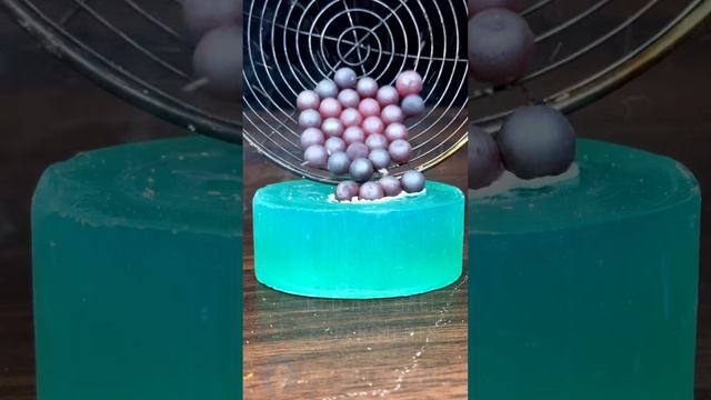 1000°C MSRHCB vs Soap 🧼😱 #satisfying #experiment #asmr #redhotballvs #soap