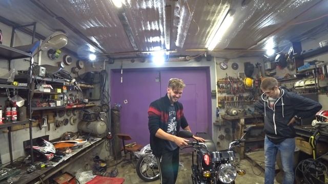 Дальняк НА АЛЬФЕ #1 едем за новым мопедом в магазин С.Мото и ЗАВОДИМ его первый раз