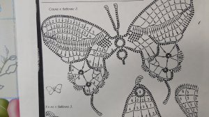 схемы вязания платье бабочки крючком