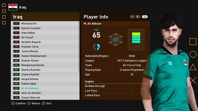 PES 2021 Smokepatch |Iraq National Team Lineup v2| Usood Al-Rafidain (Lions of Mesopotamia) смотреть онлайн
