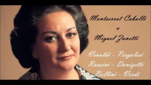 MONTSERRAT CABALLÉ. Vivaldi, Pergolesi, Rossini, Verdi & Bellini.