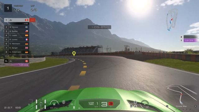 AMG GTR Green hell magno. Dragon Trail. G29 Racing wheel. PS5 Gran Turismo 7 Game Play. смотреть онлайн