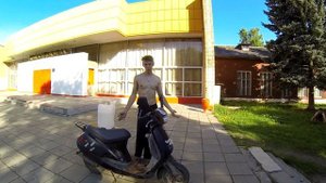 Тестирование подвески Honda Lead 50