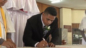 Wedding in Solomon islands.