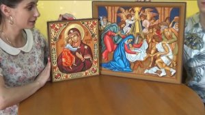 Роспись икон вырезанных на ЧПУ станке