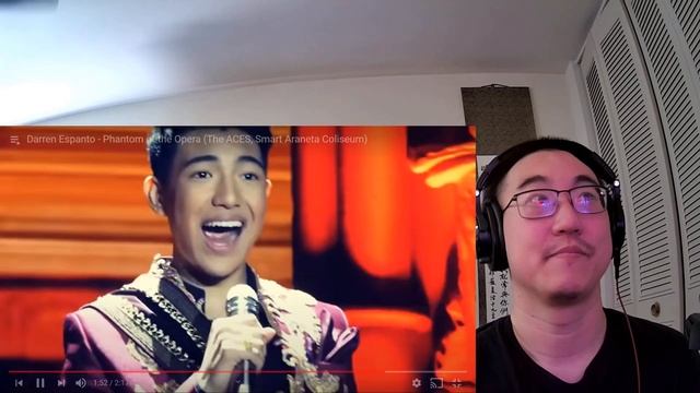 Darren Espanto - Phantom of the Opera The ACES, Smart Araneta Coliseum Honest Reaction смотреть онлайн