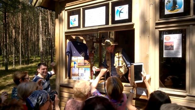 Станция кольцевания птиц на Куршской косе смотреть онлайн