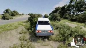 Погоня в beamng drive
