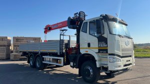 БОРТОВОЙ FAW CA5250 с КМУ НКТС 8026 СТАЛЬ