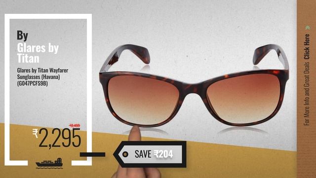 Top 10 Glares By Titan Sunglasses [2018]: Glares by Titan Wayfarer Sunglasses (Black and Blue) смотреть онлайн