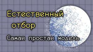 Естественный отбор. Самая простая модель