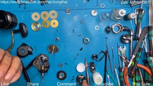 Vệ sinh bảo dưỡng Daiwa Morethan 3012H