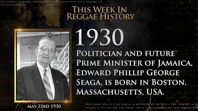 This week in reggae history - George Seaga