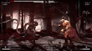 Mortal Kombat X - Goro Vs Alien (Very Hard)