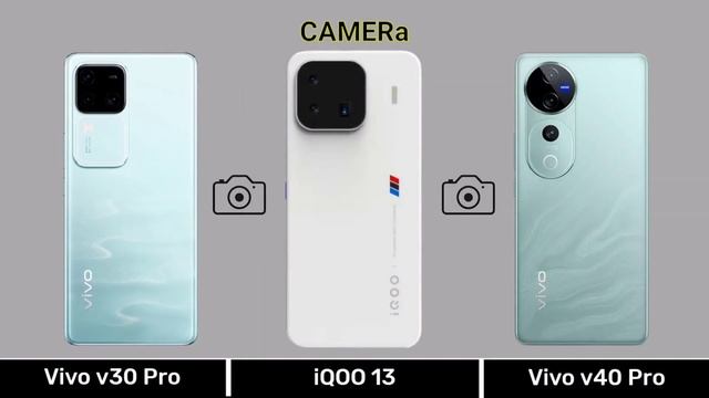 Сравнение характеристик телефонов Vivo V30 Pro  и  Iqoo 13  и  Vivo V40 Pro