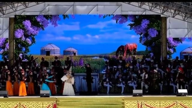 М. Төлебаев “Біржан - Сара” операсы “ Айтыс” сахнасы. смотреть онлайн