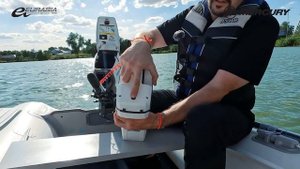 Электрический мотор Mercury Avator 7.5 и Надувная лодка Quicksilver 320 Airdeck