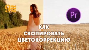 Как скопировать цветокоррекцию в Premiere Pro . Учебник по цветокоррекции.