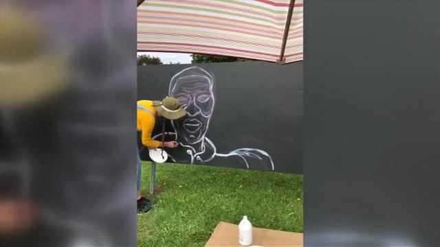 George Floyd mural in Rochester смотреть онлайн