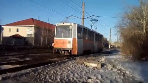 Трамвай КТМ #4 (286) Оранжевый