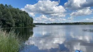 Озернинское водохранилище в июле 2024