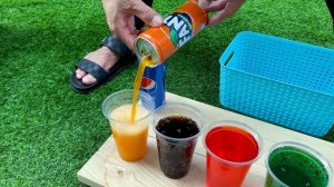 Эксперименты - SNICKERS против Coca-Cola, Pepsi, Fanta, Mirinda, Sprite и жевательной резинки Mentos