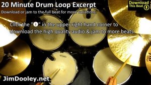 Jazz Rock Drum Loop 120 BPM