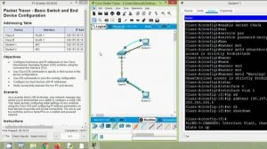 2.9.1 Packet Tracer - Basic Switch and End Device Configuration