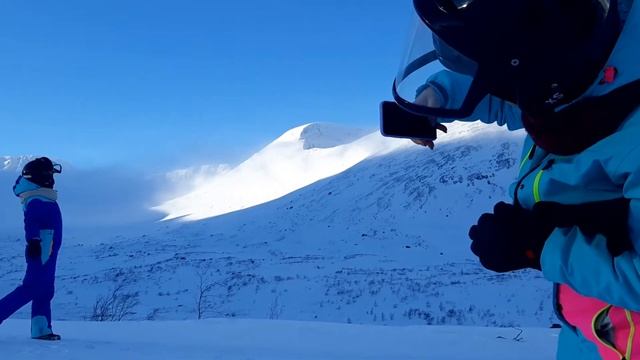 Ч.6 Кировск прогулки на снегоходах, снегоходный маршрут ЗАГАДОЧНЫЙ ПЕТРЕЛИУС,Хибины,Апатиты. смотреть онлайн
