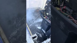 РАБОТА ЛОДОЧНОГО МОТОРА YAMAHA 60, нога L 508, 2 х тат