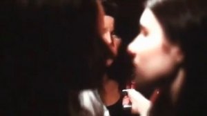 Charlie Walker and Jill Roberts Kiss