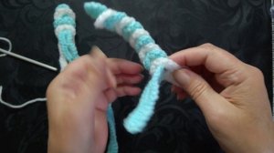 How to crochet bag handles/ curtain tie backs