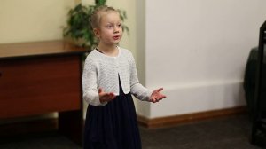 А.С. Пушкин "Утопленник", читает Далина Галкина , 7 лет