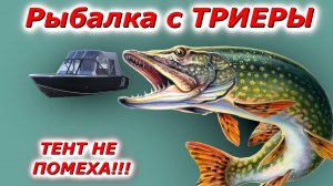 Рыбалка под тентом с новой лодки ТРИЕРА 431 фиш ЛЕГКО УДОБНО КОМФОРТНО!!!