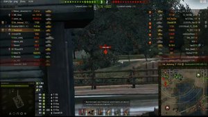 Позиция для настрела на карте Лайв Окс от Neodimium. Тотальный нагиб на т34-85