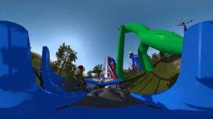 360° VR Giant Rainbow Friends Animation | FNF - Roller Coaster