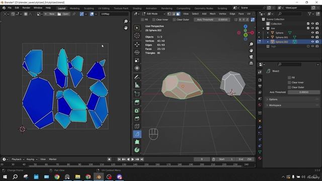 10. UV unwrap. GHIBLI STYLE 3D MODELING with Blender