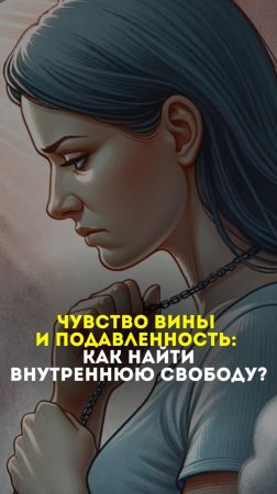 Чувство вины и подавленность: как найти внутреннюю свободу?