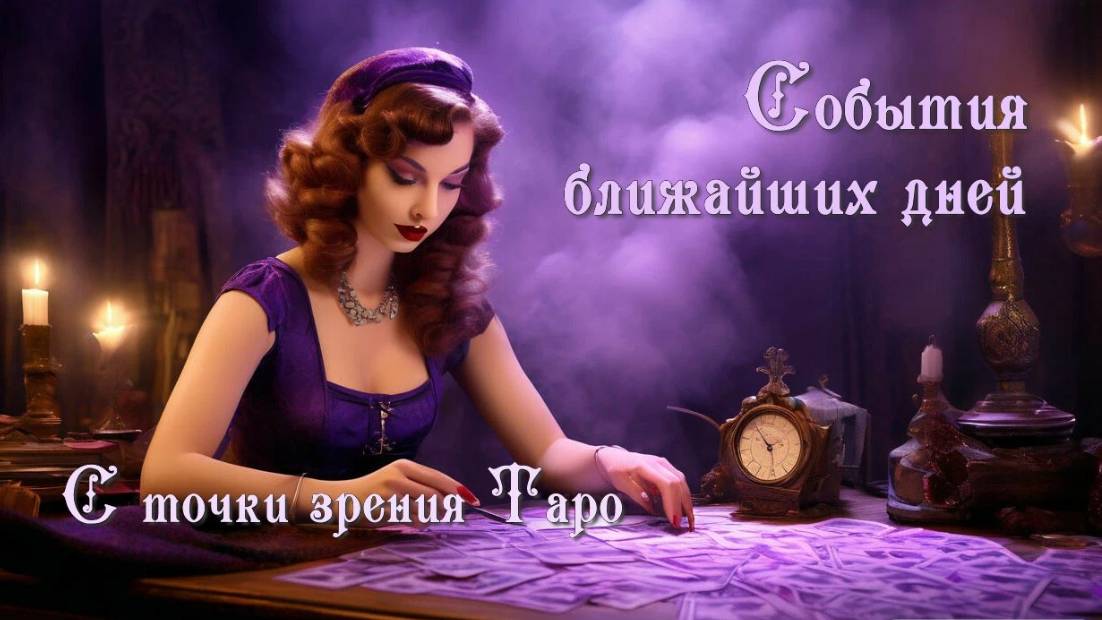 Cобытия ближайших дней. Онлайн расклад на Таро
