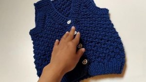 жилетка безрукавка спицами из толстой пряжи ЧЕМПИОН платный МК