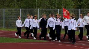 СМОТР СТРОЯ И ПЕСНИ МОУ СОШ 10 5 МАЯ 2023