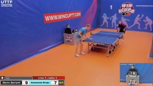 Шукин Дмитрий 1-3 Коженков Игорь Турнир Восток 4 WIN CUP 31.01.21 Прямая трансляция Зал 1