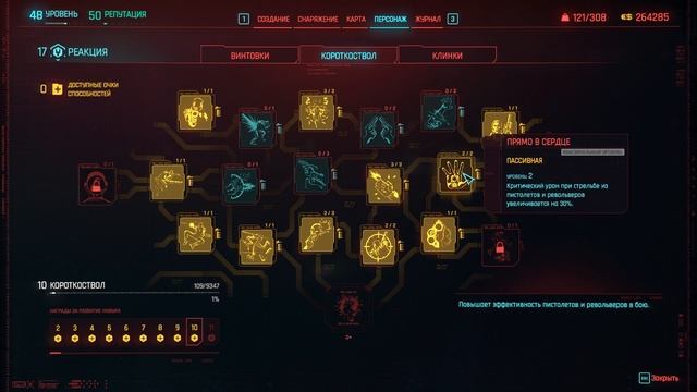 Cyberpunk 2077 установленные импланты