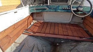 Казанка 5 . Обшивка бортов и полов деревом