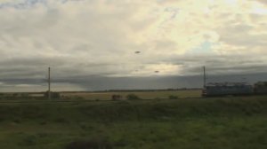 Прибытие в Белогорск вид из окна поезда