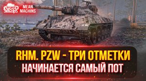 Rhm.Pzw - ОСТАЛОСЬ ВСЕГО 5% ● СМОГУ ЛИ Я ЭТО СДЕЛАТЬ ? ● ПОТНЫЕ ТРИ ОТМЕТКИ в 4700+