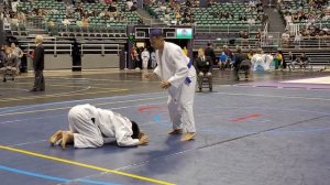 108: Josh Estabilio (Moanalua) vs. Elisha Lum (Hawaii Baptist) state judo final (5-7-2022)