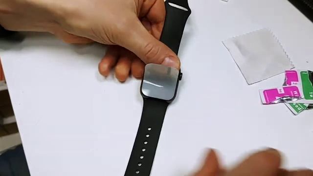 Инструкция по наклейке защитной пленки на Apple watch