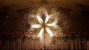 Indoor Wedding Fireworks New Spinning Wheel Effect Test By Elite Fireworks Pty Ltd