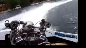 Twin turbo Jet boat